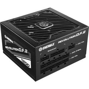 ENERMAX Revolution D.F. 2 - ATX Compact Gaming & Streaming PC Voeding - Zwart - 1200W - 80Plus Gold
