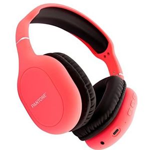 Celly, Pantone Over-Ear Bluetooth-hoofdtelefoon met gevoerde oorkussens en verstelbare gevoerde hoofdband voor maximaal comfort, 8 uur batterijduur, type C-aansluiting en 3,5 mm jackstekker, met