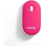 Pantone - Draadloze Muis - Roze - Wit - Geruisloze Klikfunctie