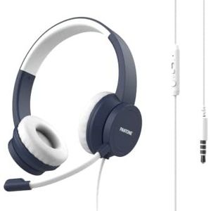 Pantone - Panto - Koptelefoon - Blauw - Bedraad