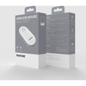 Pantone - Muismodel - Grijs-Wit - Ergonomisch - 1200 DPI
