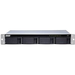 QNAP TS-431XeU NAS - Zwart - Roestvrijstaal - Ondiepe Rackmount
