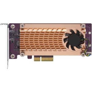 QNAP QM2-2P-244A - Controller voor opslag