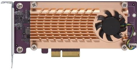 QNAP QM2 - Intern M.2 NVMe Interfacekaart - PCIe - Voor QNAP NAS