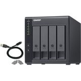 Qnap NAS Network Storage - TR-004 - Zwart - USB