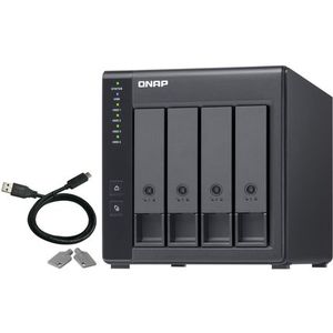 Qnap NAS Network Storage - TR-004 - Zwart - USB