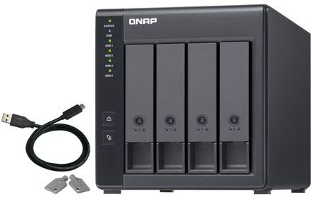 Qnap NAS Network Storage - TR-004 - Zwart - USB