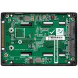 QNAP QDA-U2MP Behuizing - Zwart - M.2 PCIe NVMe SSD - Voor PC en NAS