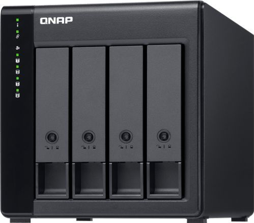 QNAP TL-D400S - Hard Drive Array - 4 Bays - Zwart