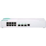 QNAP QSW-308-1C netwerk-switch Unmanaged Gigabit Ethernet (10/100/1000) Wit