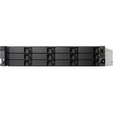 Qnap - TL-R1200C-RP - JBOD Rackmount Storage Enclosure - Zwart - SATA 6Gb/s