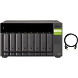 Qnap - TL-D800C - NAS Opslagbox - Zwart - 8x 3.5-Inch SATA