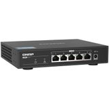 QNAP QSW-1105-5T Netwerk-Switch - Zwart - Unmanaged - Vijf 2.5GbE-poorten
