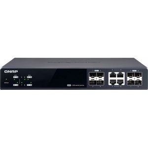 QNAP QSW-M804-4C netwerk-switch Managed 10G Ethernet (100/1000/10000) Zwart