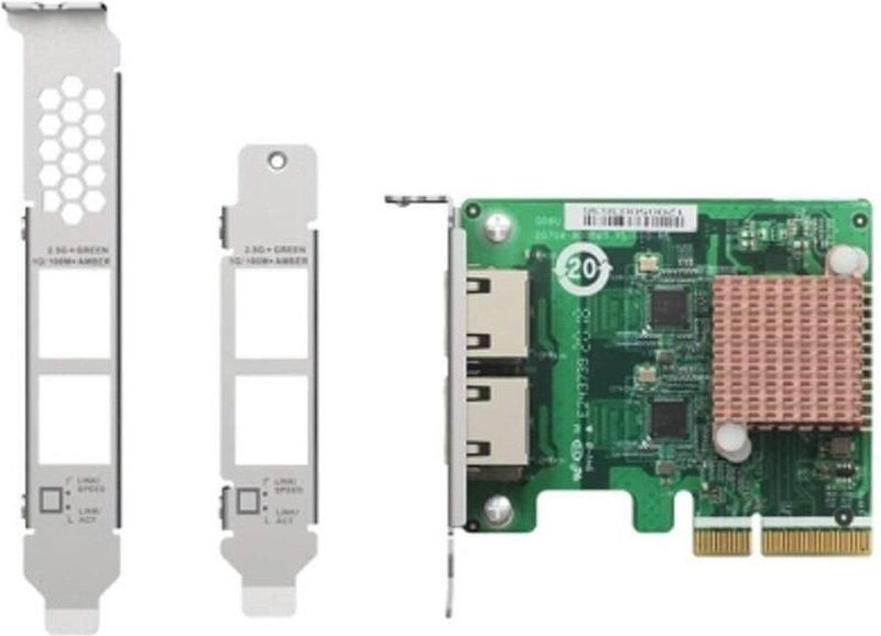 Qnap - QXG-2G2T-I225 - Netwerkkaart - Intern - Bekabeld - PCI Express - 2,5 Gigabit Ethernet
