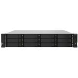 QNAP TS-1232PXU-RP NAS Rack (2U) Annapurna Labs AL324 4 GB DDR4 0 TB QNAP QTS Zwart
