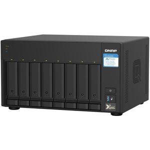 QNAP TS-832PX-4G - NAS-Server - 8 Einschübe - SATA 6Gb/s - RAID 0, 1, 5, 6, 10, 50, JBOD, 60 - RAM 4 GB - Gigabit Ethernet / 2,5 Gigabit Ethernet / 10 Gigabit Ethernet - iSCSI-Unterstützung
