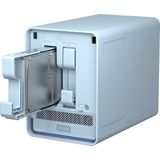 QNAP QMiroPlus-201W NAS Desktop Intel® Celeron® J4125 4 GB DDR4 0 TB QNAP Turbo System Blauw