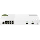 QNAP QSW-M2108-2S netwerk-switch Managed L2 2.5G Ethernet (100/1000/2500) Grijs