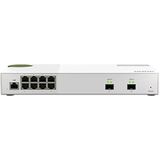 QNAP QSW-M2108-2S netwerk-switch Managed L2 2.5G Ethernet (100/1000/2500) Grijs