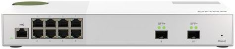 QNAP QSW-M2108-2S netwerk-switch Managed L2 2.5G Ethernet (100/1000/2500) Grijs