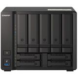 QNAP TS-H973AX NAS Tower Ryzen Embedded V1500B 8 GB DDR4 0 TB QuTS hero Zwart