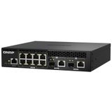 QNAP QSW-M2108R-2C netwerk-switch Managed L2 2.5G Ethernet (100/1000/2500) Power over Ethernet (PoE) Zwart