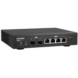 QNAP QSW-2104-2S netwerk-switch Unmanaged 2.5G Ethernet Zwart