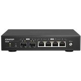 QNAP QSW-2104-2S netwerk-switch Unmanaged 2.5G Ethernet Zwart