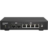 QNAP QSW-2104-2S netwerk-switch Unmanaged 2.5G Ethernet Zwart