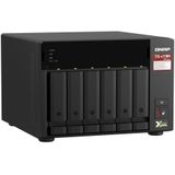 QNAP TS-673A NAS Tower Ethernet LAN Zwart V1500B