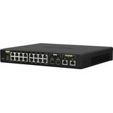 QNAP QSW-M2116P-2T2S netwerk-switch Managed L2 2.5G Ethernet Power over Ethernet (PoE) Zwart