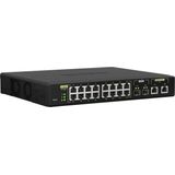 QNAP QSW-M2116P-2T2S netwerk-switch Managed L2 2.5G Ethernet Power over Ethernet (PoE) Zwart