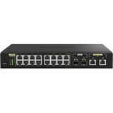 QNAP QSW-M2116P-2T2S netwerk-switch Managed L2 2.5G Ethernet Power over Ethernet (PoE) Zwart