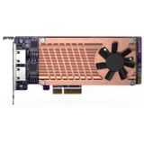 QNAP QM2-2P2G2T netwerkkaart Intern Ethernet 2500 Mbit/s