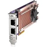 QNAP QM2-2P2G2T netwerkkaart Intern Ethernet 2500 Mbit/s