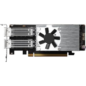 QNAP QXG-100G2SF-E810 netwerkkaart Intern Fiber 100000 Mbit/s