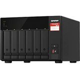 QNAP TVS-675 NAS Tower ZhaoXin KaiXian KX-6000 KX-U6580 8 GB DDR4 0 TB QuTS hero Zwart