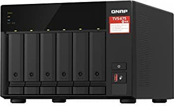 QNAP TVS-675 NAS Tower ZhaoXin KaiXian KX-6000 KX-U6580 8 GB DDR4 0 TB QuTS hero Zwart