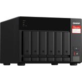 QNAP TVS-675 NAS Tower ZhaoXin KaiXian KX-6000 KX-U6580 8 GB DDR4 0 TB QuTS hero Zwart