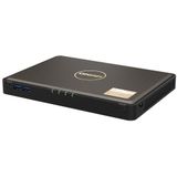 QNAP TBS-464 NAS Desktop Intel® Celeron® N5105 8 GB DDR4 0 TB QNAP Turbo System Zwart