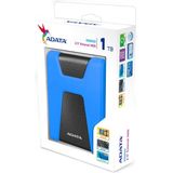 Adata - HD650 - Externe Harde Schijf - Blauw - 1 TB - USB 3.0