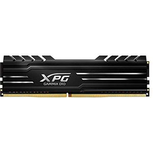XPG GAMMIX D10 16 GB DDR4 2400 Mhz werkgeheugen, overklokt met Intel XMP 2.0, uniek koelelementontwerp, zwart