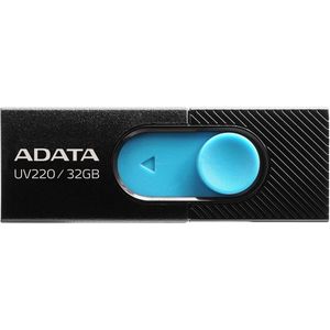 ADATA UV220 32GB USB 2.0 Capacity Zwart, Blauw USB Flash Drive
