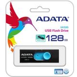 ADATA UV320 128GB USB 3.1 (3.1 Gen 2) Capacity Zwar - Blauw USB Flash Drive
