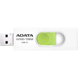 Adata - UV320 - USB-stick - Wit - Groen - 128 GB