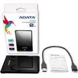 ADATA - HV620 - Harde Schijf - Zwart - Kunststof - USB 3.0 - 4TB