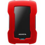 ADATA - HD330 - Externe Harde Schijf - Rood - 1 TB - USB 3.1
