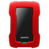 Adata - HD330 - Externe Harde Schijf - Rood - 2 TB - USB 3.1