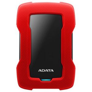 Adata - HD330 - Externe Harde Schijf - Rood - 2 TB - USB 3.1